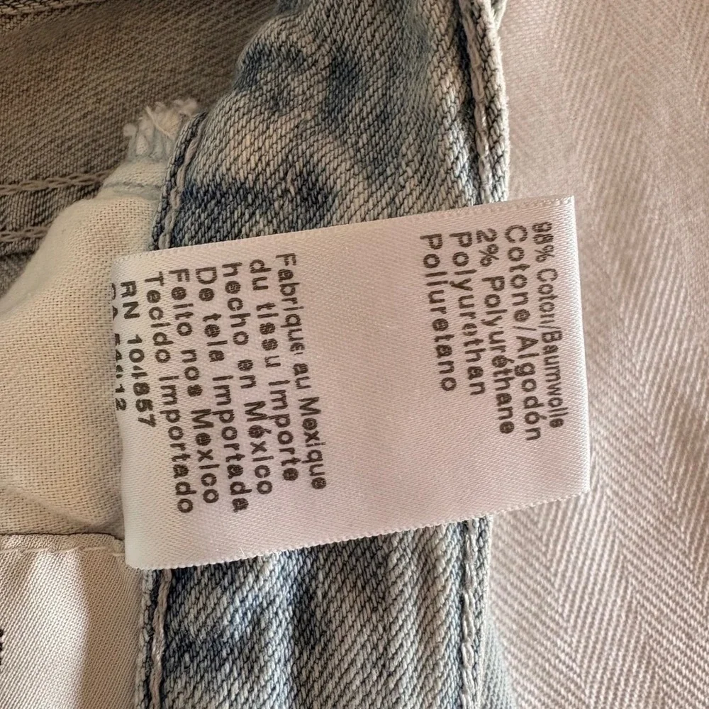 AG Adriano‎ Goldschmied Anthropologie Nolan Ankle Button Up Jeans Light Wash 27R